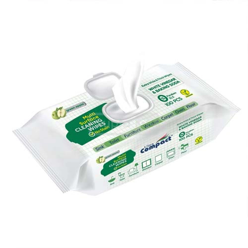 COMPACT Multi Surface Cleaning Wipes 100pcs